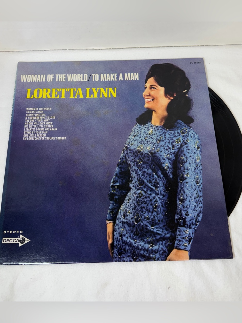 Loretta Lynn -Woman Of The World / To Make A Man-1969 Decca # DL 75113 LP Album